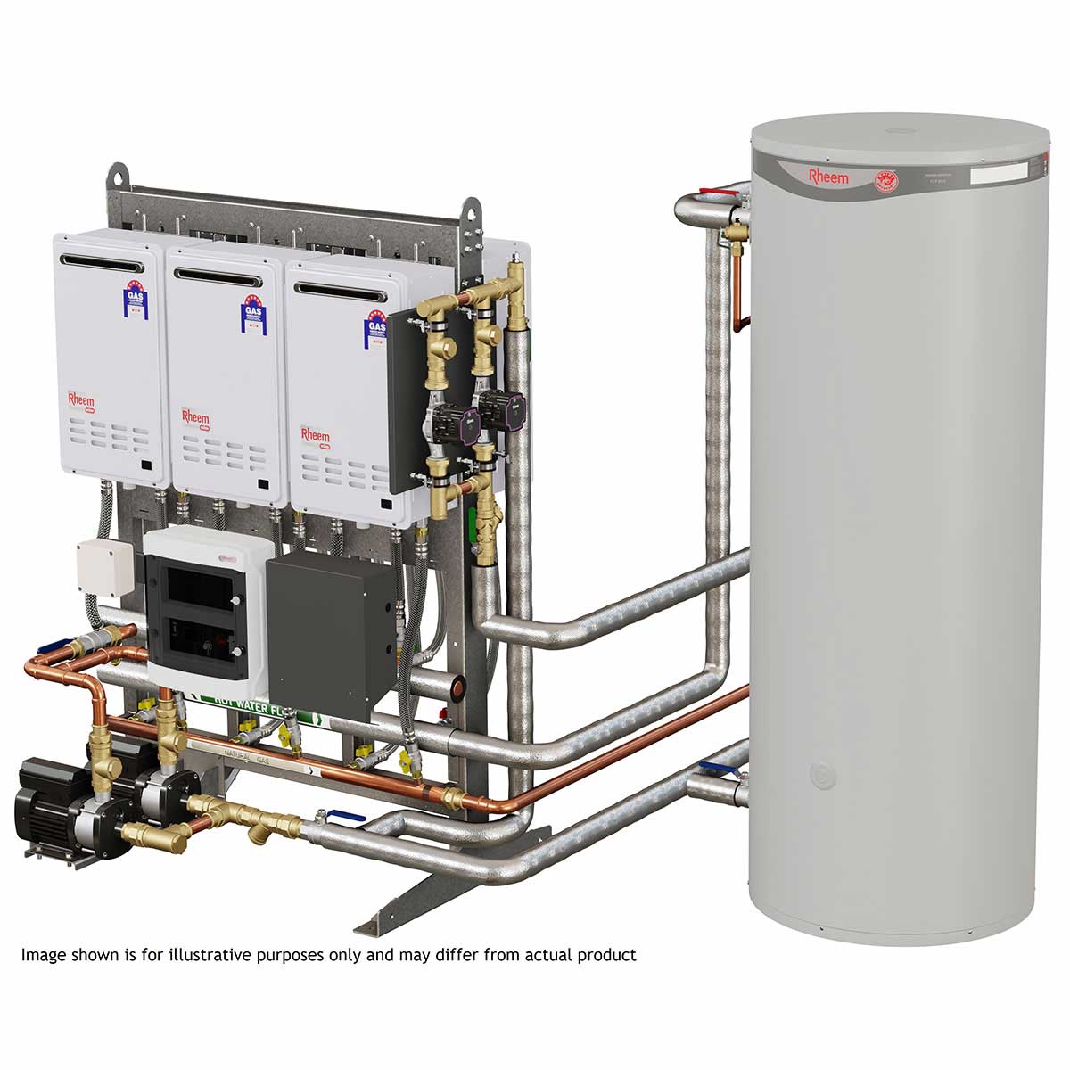 Sizing Hot Water Plant from Rheem h2x Engineering