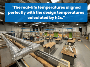 Real-Life Verification of h2x's Hot Water Recirculating System Calculations by TAFE